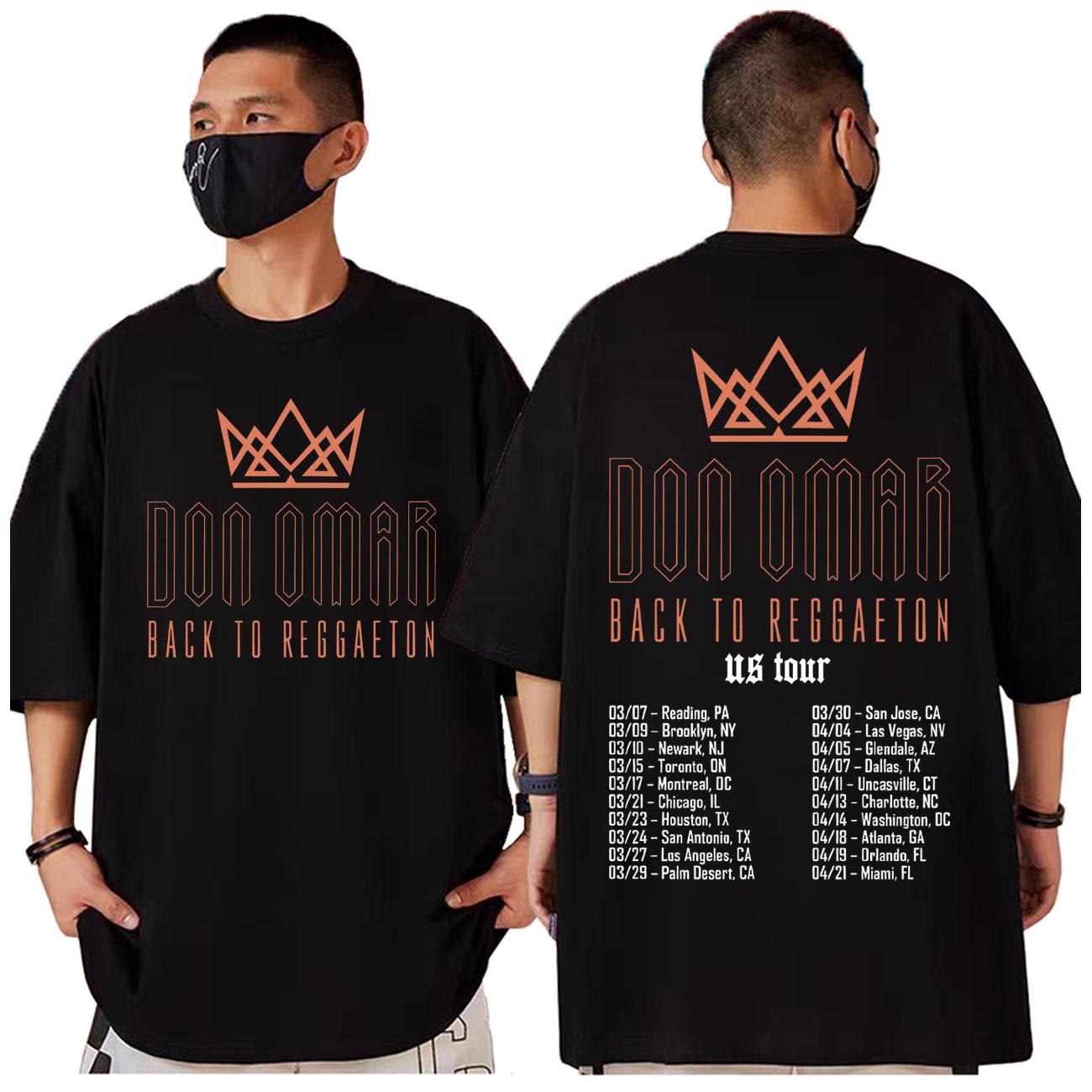 Rapper Don Omar Tour T-shirt Men Women Clothing Fashion Hip Hop Short Sleeve T-shirts High Quality Cotton T Shirt S
Rapper Don Omar Tour T-shirt Men Women Clothing Fashion Hip Hop Short Sleeve T-shirts High Quality Cotton T Shirt S