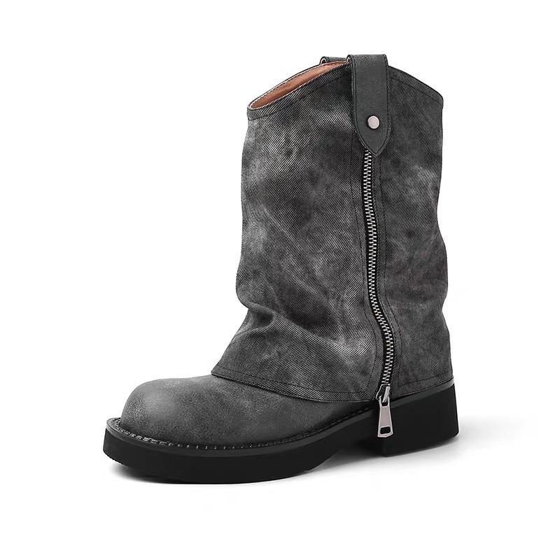 Cowhide~ Leather Inner Height Increasing Merard Short Boots Women s Single Boots Thick-soled Pant Tube Boots Pile Western Boots Martin Boots 40
Cowhide~ Leather Inner Height Increasing Merard Short Boots Women s Single Boots Thick-soled Pant Tube Boots Pile Western Boots Martin Boots 40