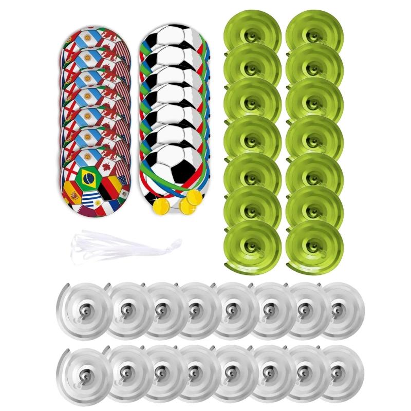 30pcs Football Party Hanging Swirls Decoration Set for Birthday and Sports Event Soccer Game Celebration 1
30pcs Football Party Hanging Swirls Decoration Set for Birthday and Sports Event Soccer Game Celebration 1