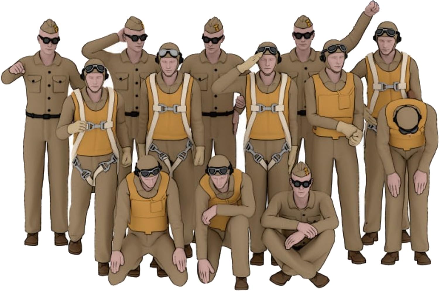 Triumph Model WW2 US Navy 100 Plastic Model Parts TRFP70035 1/700 Pilots, Pieces, (Ships)
Triumph Model WW2 US Navy 100 Plastic Model Parts TRFP70035 1/700 Pilots, Pieces, (Ships)