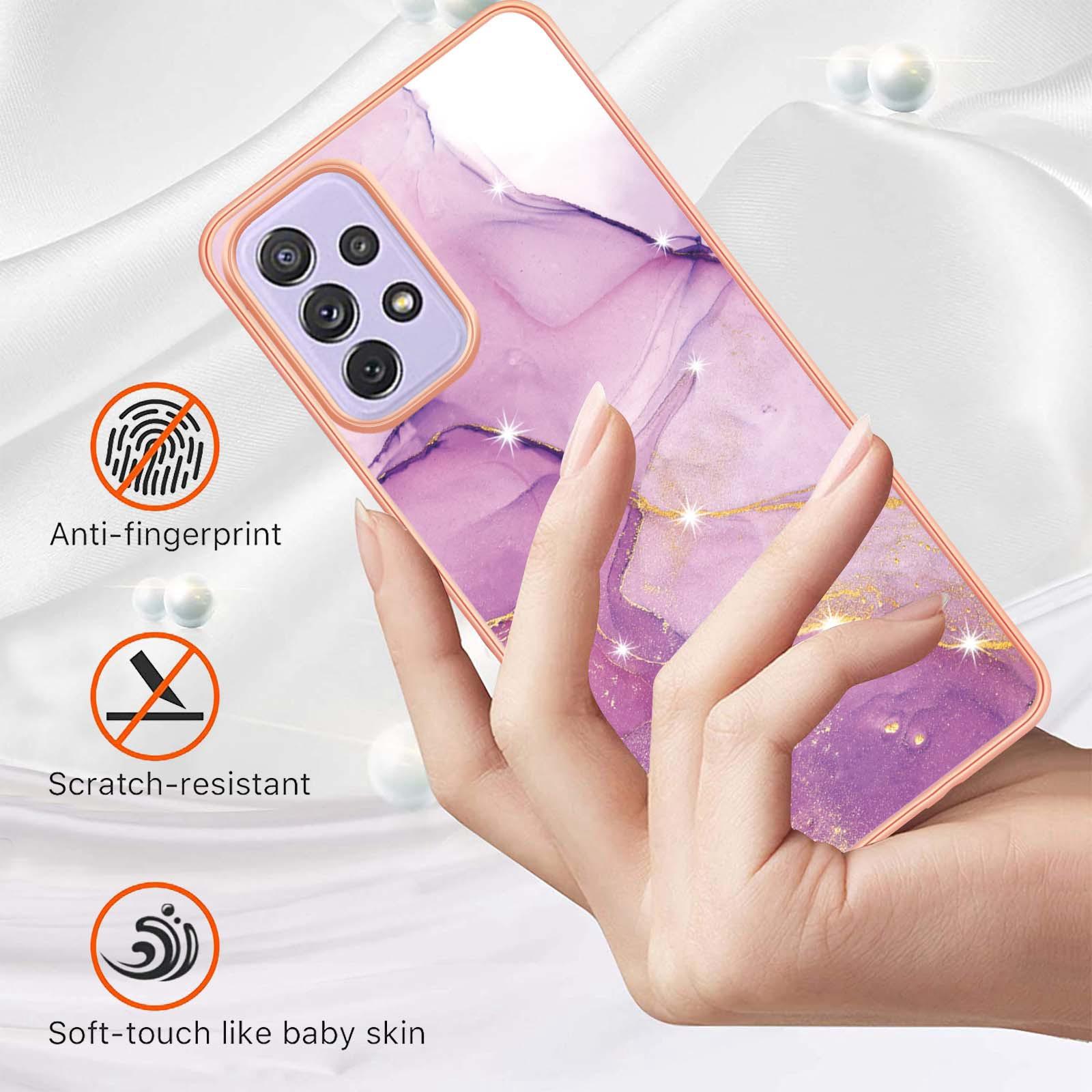 For Samsung Galaxy A13 4G TPU Case with IMD Marble Pattern Electroplated Back Cover Purple 001
For Samsung Galaxy A13 4G TPU Case with IMD Marble Pattern Electroplated Back Cover Purple 001