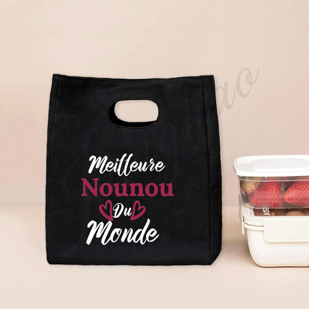 Best Nanny in The World Printed Lunch Bag Portable Insulated Canvas Cooler Bento Tote Thermal Food Storage Bags Gift for Nounou
Best Nanny in The World Printed Lunch Bag Portable Insulated Canvas Cooler Bento Tote Thermal Food Storage Bags Gift for Nounou
