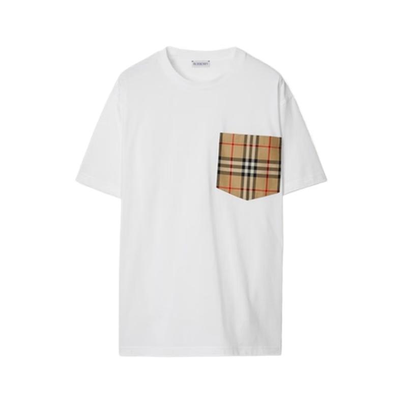 Жіноча бавовняна футболка Burberry в клітинку з кишенею M
Жіноча бавовняна футболка Burberry в клітинку з кишенею M