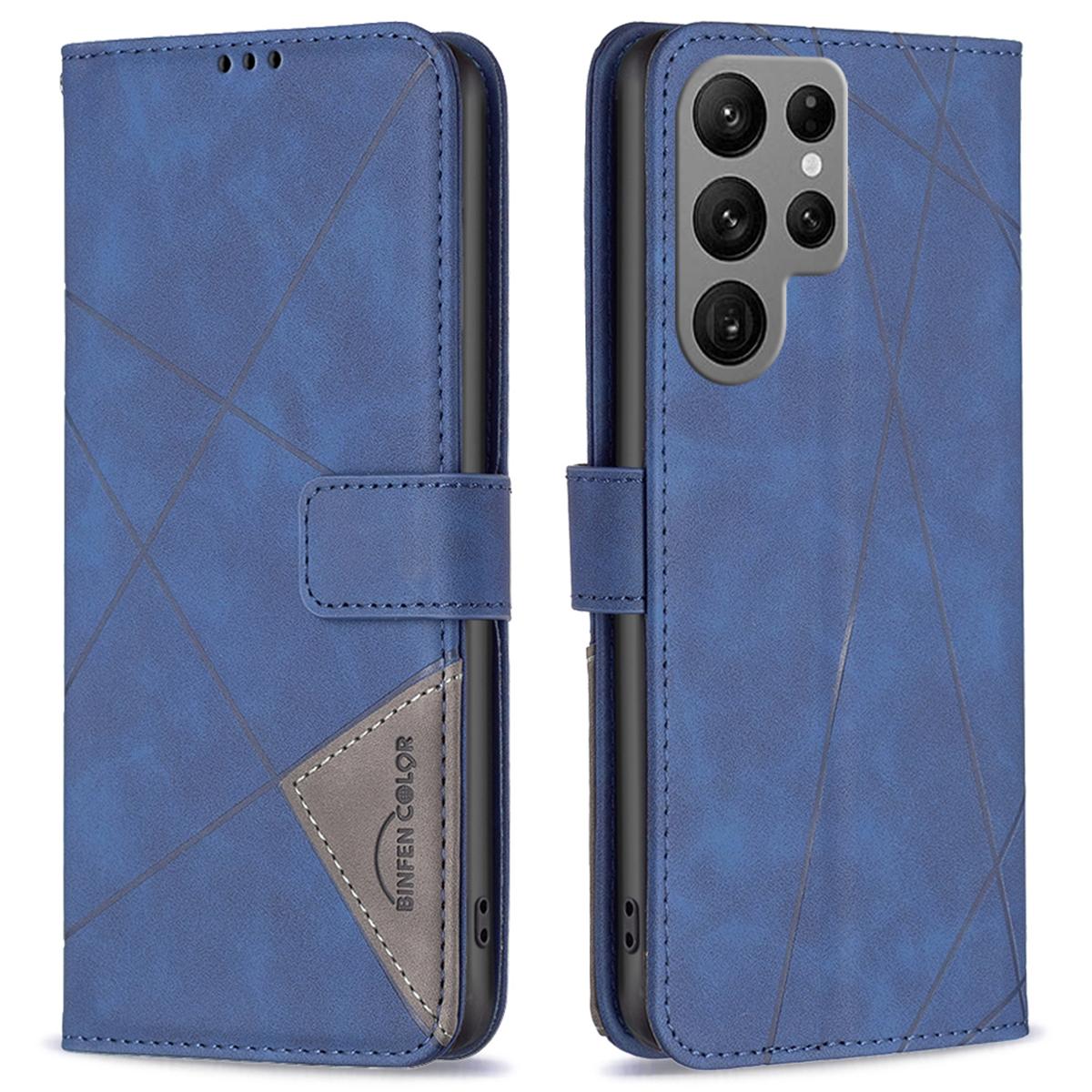 BINFEN COLOR For Samsung Galaxy S25 Ultra Phone Cases Wallet Stand Geometry Imprinted Leather Cover Blue
BINFEN COLOR For Samsung Galaxy S25 Ultra Phone Cases Wallet Stand Geometry Imprinted Leather Cover Blue