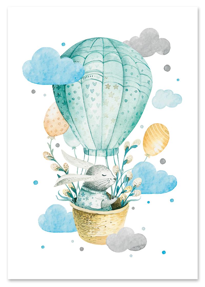 Постер заєць у повітряній кулі 30x40 cm
Постер заєць у повітряній кулі 30x40 cm