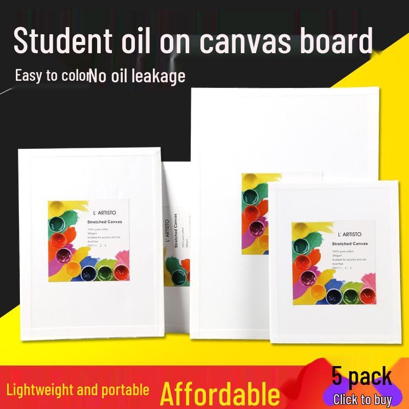 Anhong 3mm Thick Canvas Board for Oil & Watercolor Painting - Gray Cardboard Painting Supplies 4x6 inches, 100 sheets
Anhong 3mm Thick Canvas Board for Oil & Watercolor Painting - Gray Cardboard Painting Supplies 4x6 inches, 100 sheets