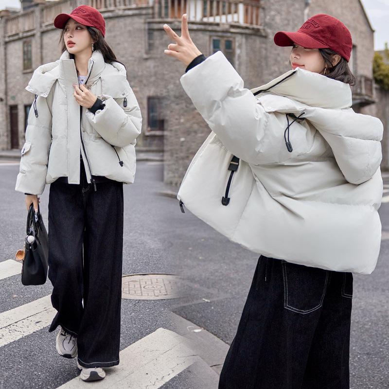 Женская пуховая куртка свободного кроя в корейском стиле с капюшоном - Зимняя верхняя одежда с 90% пухом белой утки L (130-145 Jin) серый
Женская пуховая куртка свободного кроя в корейском стиле с капюшоном - Зимняя верхняя одежда с 90% пухом белой утки L (130-145 Jin) серый