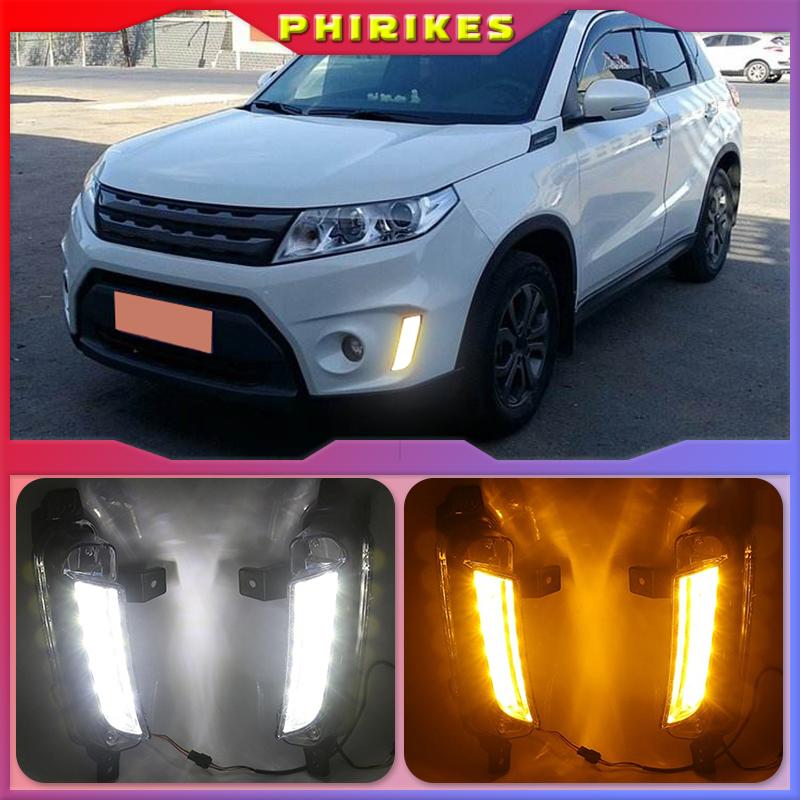 2 шт. автомобильные светодиодные дневные ходовые огни DRL для Suzuki Vitara 2015 2016 2017 2018 противотуманные фары с желтым поворотом белый
2 шт. автомобильные светодиодные дневные ходовые огни DRL для Suzuki Vitara 2015 2016 2017 2018 противотуманные фары с желтым поворотом белый