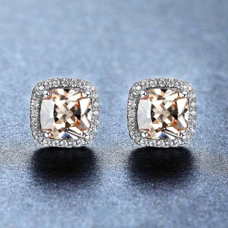 South Korea s new water blue square zircon diamond-encrusted stud earrings personalized versatile jewelry шампанського
South Korea s new water blue square zircon diamond-encrusted stud earrings personalized versatile jewelry шампанського