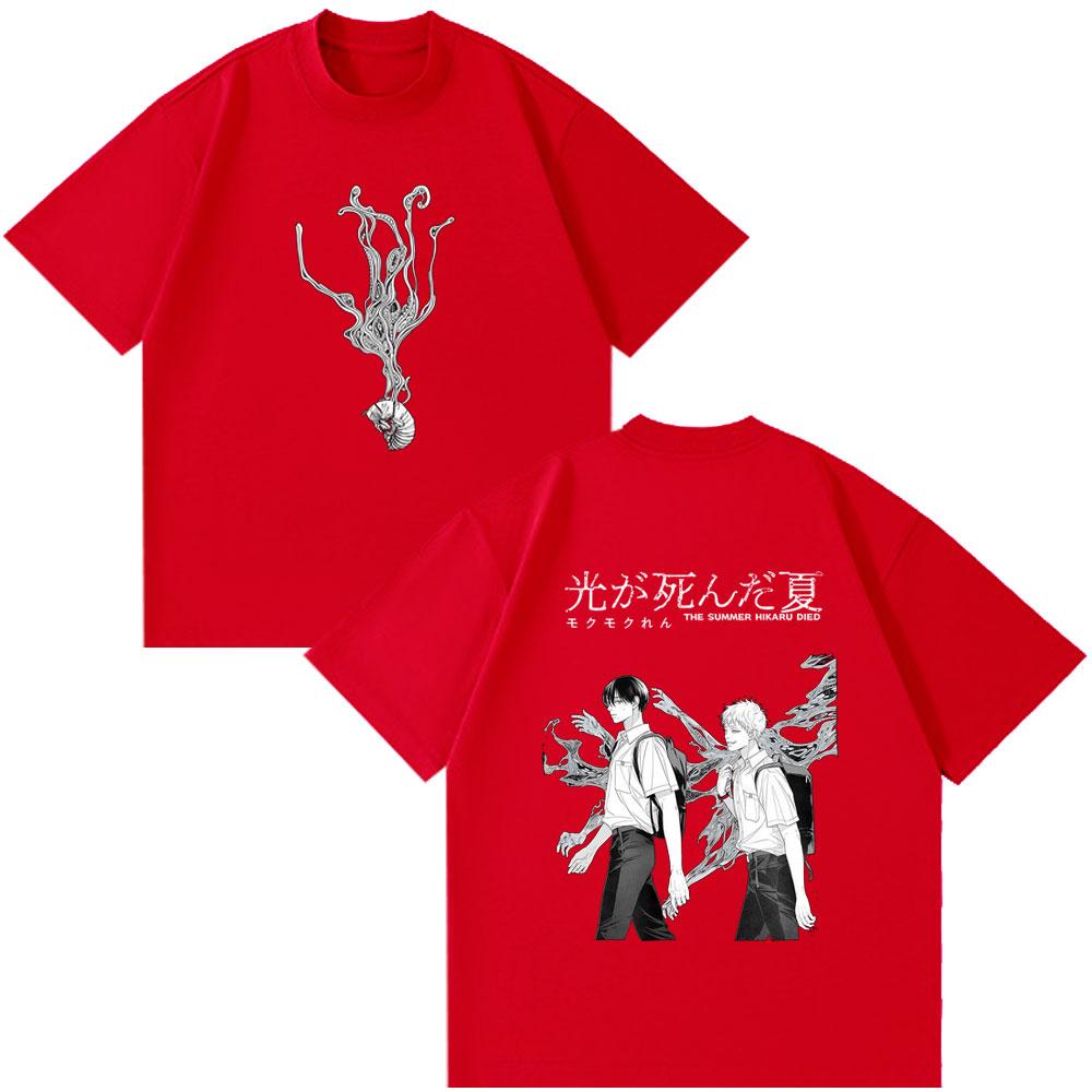 Anime The Summer Hikaru Died Print Tee Tops Hikaru Yoshiki Unisexga Tshirts Summer Unisex Women Clothing Couple Funny Style Streetwear S
Anime The Summer Hikaru Died Print Tee Tops Hikaru Yoshiki Unisexga Tshirts Summer Unisex Women Clothing Couple Funny Style Streetwear S