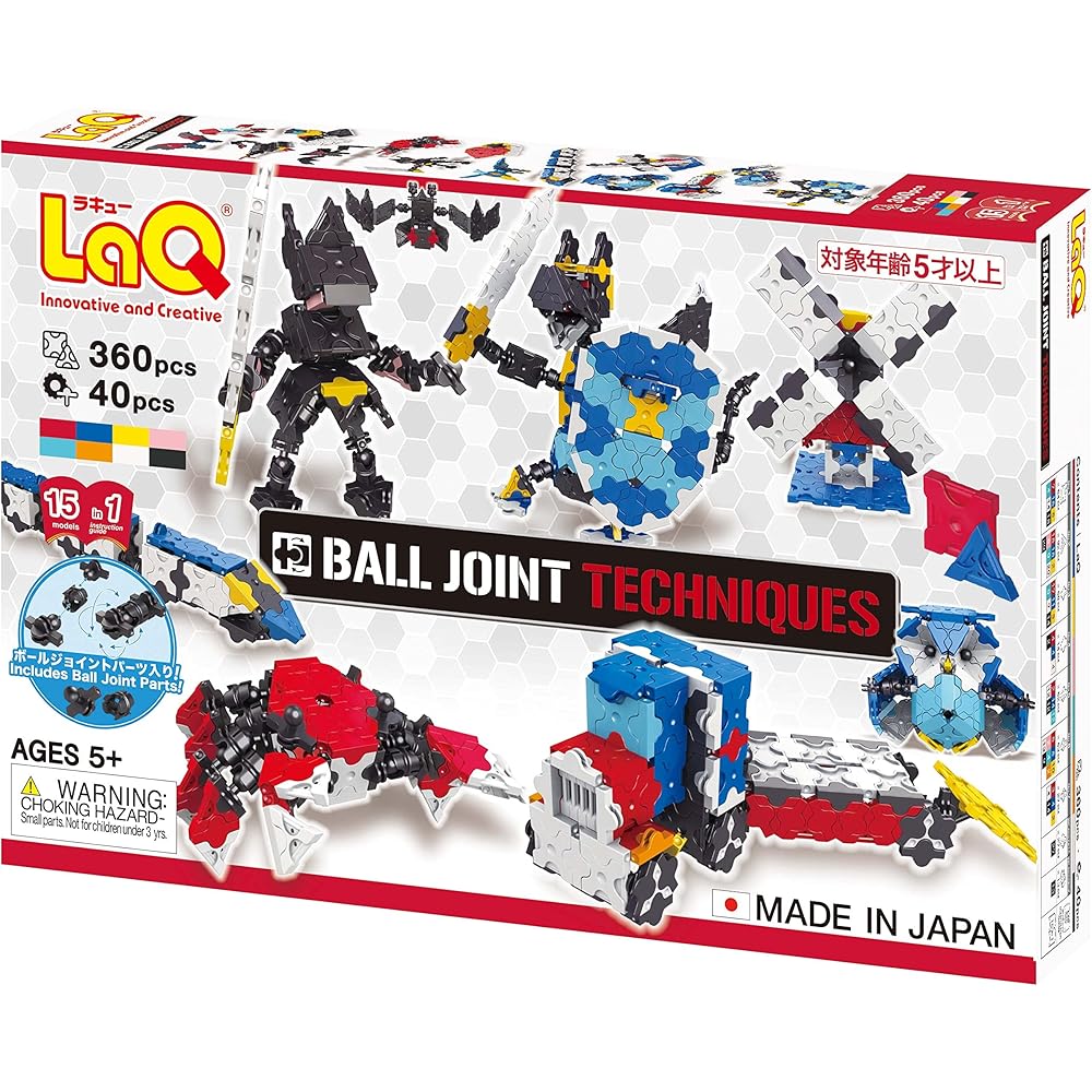 Yoshiritsu LaQ Ball Joint Technique Building Set with Interlocking Pieces and Creative Design
Yoshiritsu LaQ Ball Joint Technique Building Set with Interlocking Pieces and Creative Design