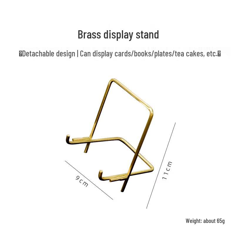Nordic Brass Plate Rack & Card Holder Display Stand
Nordic Brass Plate Rack & Card Holder Display Stand