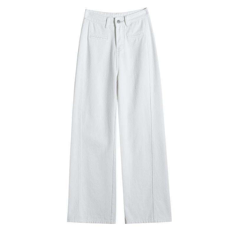 Джинсы-палаццо с прямыми штанинами для женщин Весенне-осенние Новые Белые Свободные С высокой талией Стройнящие Широкие от бедра XXL
Джинсы-палаццо с прямыми штанинами для женщин Весенне-осенние Новые Белые Свободные С высокой талией Стройнящие Широкие от бедра XXL