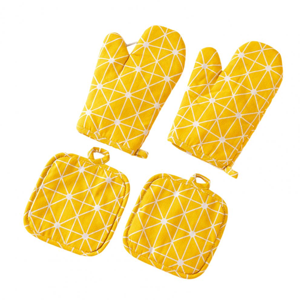 Quilted Cotton Oven Mitts Oven Mitts with Strong Grip High Heat Resistant Oven Mitts Pot Holders Set with Non-slip for Cooking жовтий
Quilted Cotton Oven Mitts Oven Mitts with Strong Grip High Heat Resistant Oven Mitts Pot Holders Set with Non-slip for Cooking жовтий