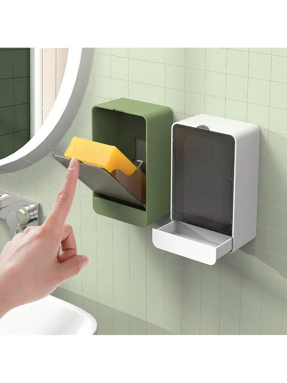 Creative Luxury Wall-Mounted Drainable Soap Dish With Flip Cover, Removable Soap Holder, No Drilling Bathroom Organizer
Creative Luxury Wall-Mounted Drainable Soap Dish With Flip Cover, Removable Soap Holder, No Drilling Bathroom Organizer