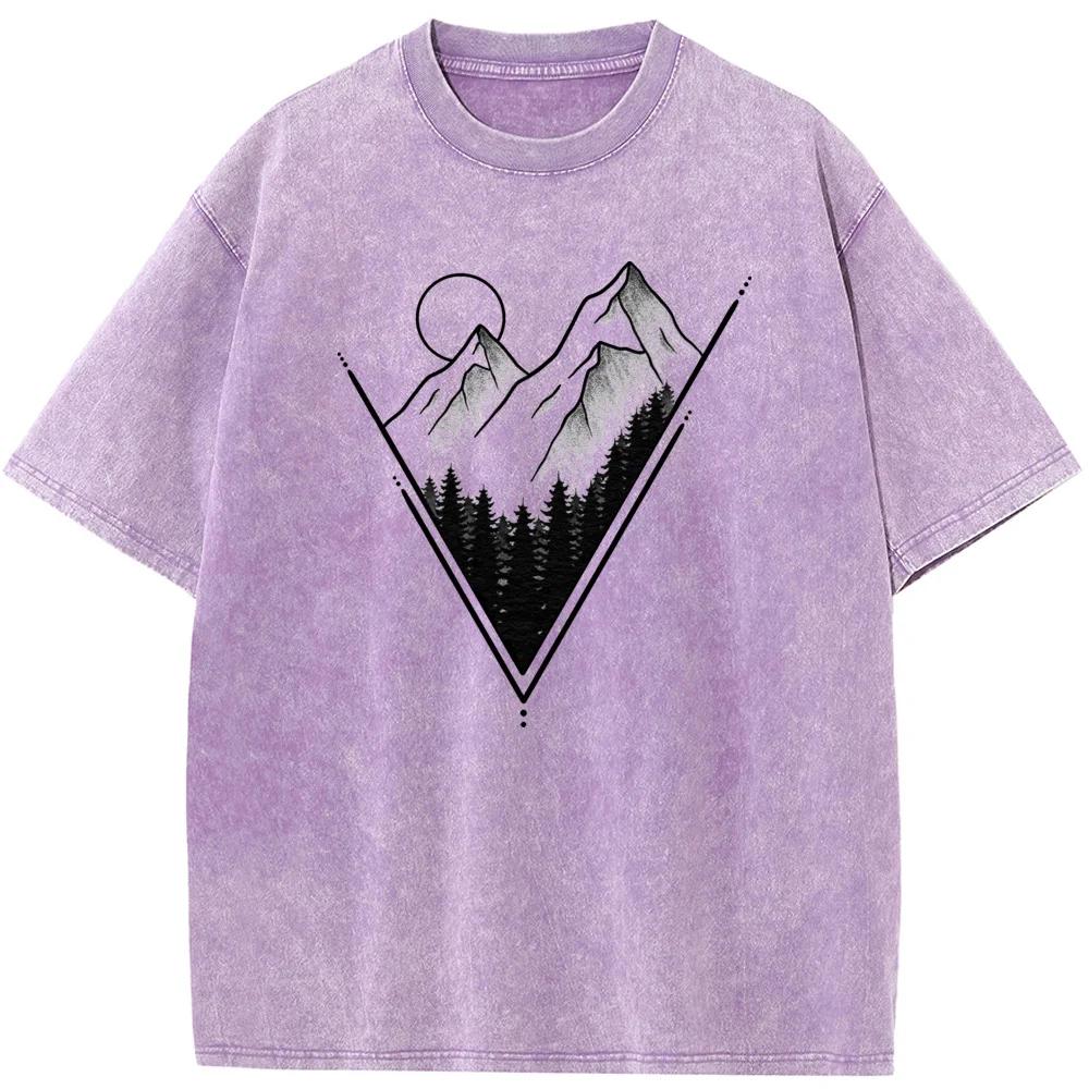 Геометрический горный закат Принт Футболка с коротким рукавом Мужская и женская Повседневная футболка Выстиранная состаренная футболка в старом стиле 3XL
Геометрический горный закат Принт Футболка с коротким рукавом Мужская и женская Повседневная футболка Выстиранная состаренная футболка в старом стиле 3XL