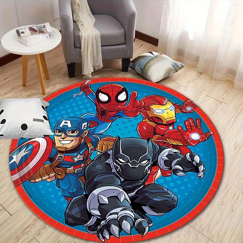 1 шт. Круглый ковер Marvel Мстители Супергерои, Нескользящий, Машинная стирка, Полиэстеровый ковер для декора гостиной и спальни 80cm
1 шт. Круглый ковер Marvel Мстители Супергерои, Нескользящий, Машинная стирка, Полиэстеровый ковер для декора гостиной и спальни 80cm
