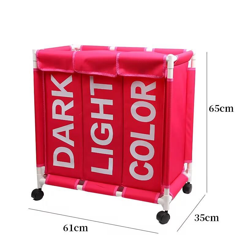 Wheeled Removable Clothing Storage Basket - 600D Oxford Cloth, Moisture-Proof & Foldable. розы красного
Wheeled Removable Clothing Storage Basket - 600D Oxford Cloth, Moisture-Proof & Foldable. розы красного