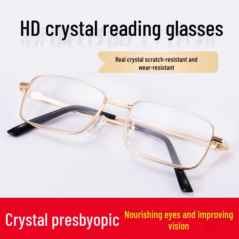 Kafa High-Definition Men s and Women s Scratch-Resistant Crystal Reading Glasses 150 Degree (Recommended Age 50-54)
Kafa High-Definition Men s and Women s Scratch-Resistant Crystal Reading Glasses 150 Degree (Recommended Age 50-54)