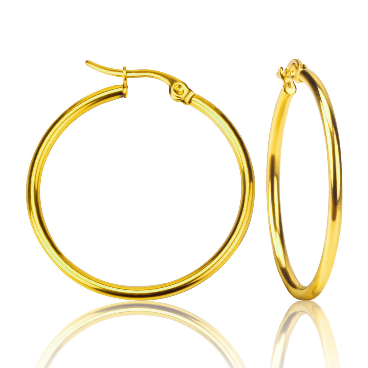 LUXUSTEEL 2Pcs 10-70mm Hoop Earrings For Women Men Stainless Steel Silver Color Round Small Big Circle Huggies Punk Jewelry 65mm золотой
LUXUSTEEL 2Pcs 10-70mm Hoop Earrings For Women Men Stainless Steel Silver Color Round Small Big Circle Huggies Punk Jewelry 65mm золотой