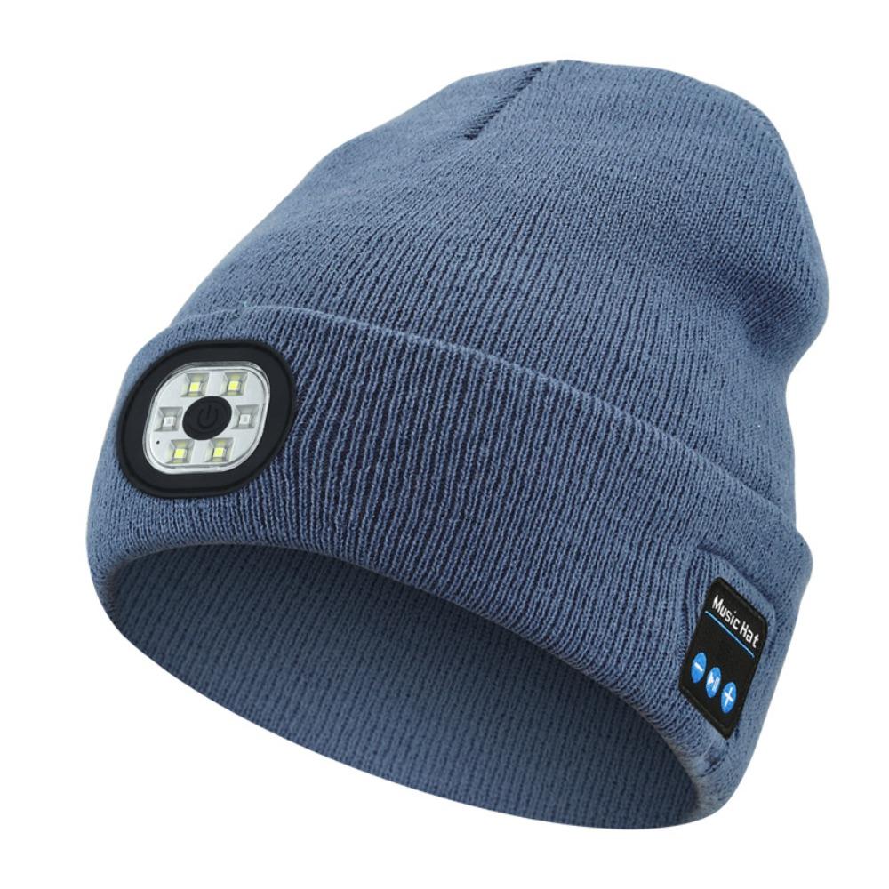 Unique With Light Bluetooth Beanie Hat Removable Speaker Mic Headlamp Cap Rechargeable Headphones LED Light Cap Fishing світло-синій колір
Unique With Light Bluetooth Beanie Hat Removable Speaker Mic Headlamp Cap Rechargeable Headphones LED Light Cap Fishing світло-синій колір
