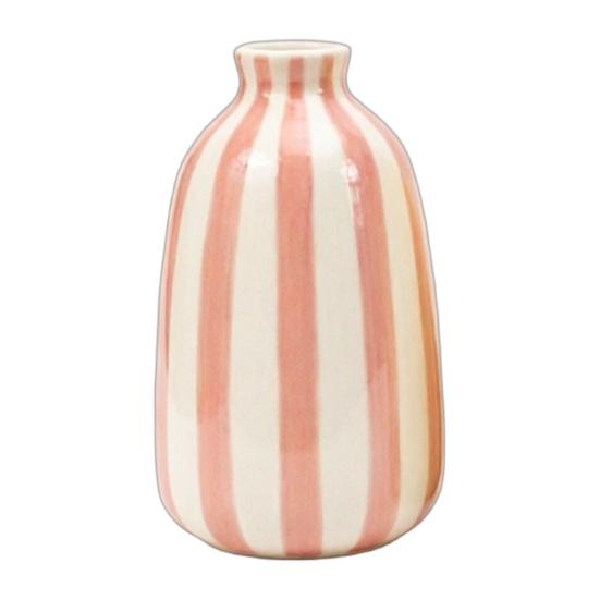 Ceramic Vase Ornaments Compact Round Bottle Shape with Fresh Multi-Color Stripes Bookshelf Vase for Flowers Tabletop Decor розовый
Ceramic Vase Ornaments Compact Round Bottle Shape with Fresh Multi-Color Stripes Bookshelf Vase for Flowers Tabletop Decor розовый