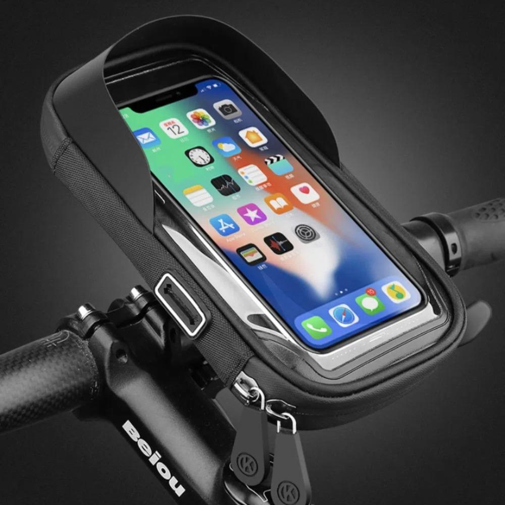 360° Rotation Phone Holder Bag Touch Screen Mobile Phone Stand Bag Bicycle Motorcycle Front Frame Motorcycle Blue
360° Rotation Phone Holder Bag Touch Screen Mobile Phone Stand Bag Bicycle Motorcycle Front Frame Motorcycle Blue