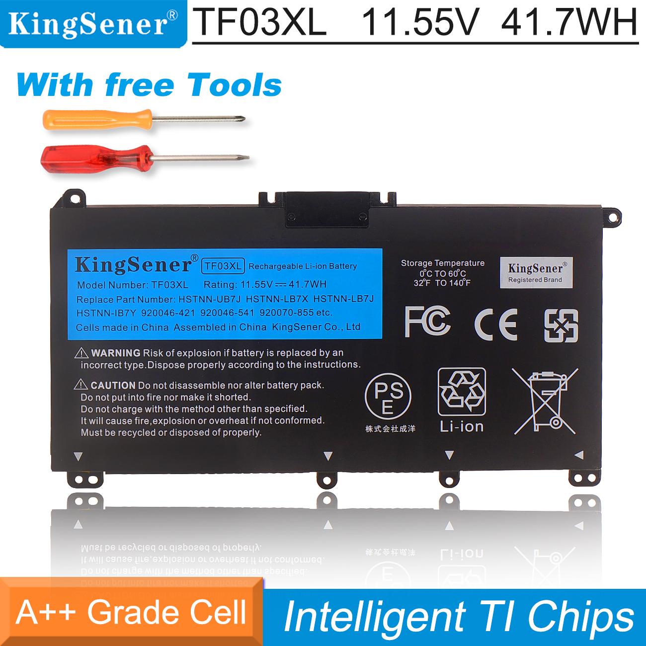 KingSener TF03XL аккумулятор для ноутбука HP TPN-C131 TPN-Q188 TPN-Q189 TPN-Q190 TPN-Q191 TPN-Q201 14-bf033TX 14-bf108TX
KingSener TF03XL аккумулятор для ноутбука HP TPN-C131 TPN-Q188 TPN-Q189 TPN-Q190 TPN-Q191 TPN-Q201 14-bf033TX 14-bf108TX