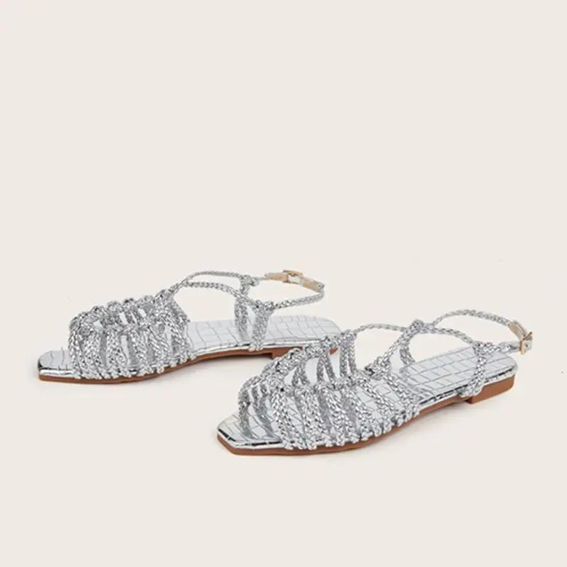 Fashion Womens Shoes 2025 All-Match Female Sandal Open Toe Large Size Strappy Heels Luxury New Girls Flat Peep Summer Big Beige 39
Fashion Womens Shoes 2025 All-Match Female Sandal Open Toe Large Size Strappy Heels Luxury New Girls Flat Peep Summer Big Beige 39