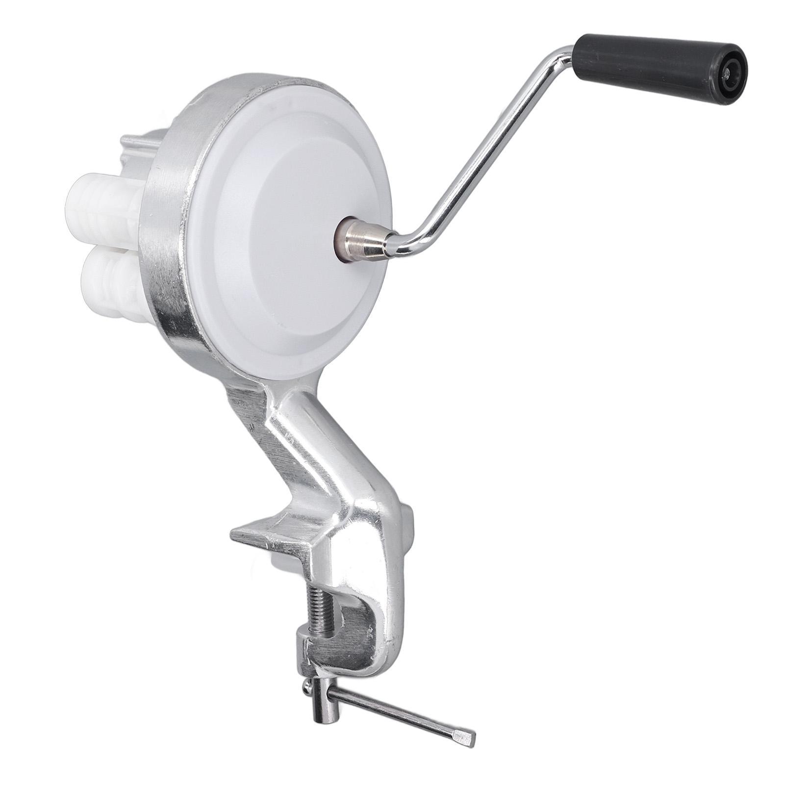 Manual Macaroni Maker Aluminium Alloy Silver Portable Hand Cranking Noodles Pressing Machine for Kitchen Restaurant
Manual Macaroni Maker Aluminium Alloy Silver Portable Hand Cranking Noodles Pressing Machine for Kitchen Restaurant