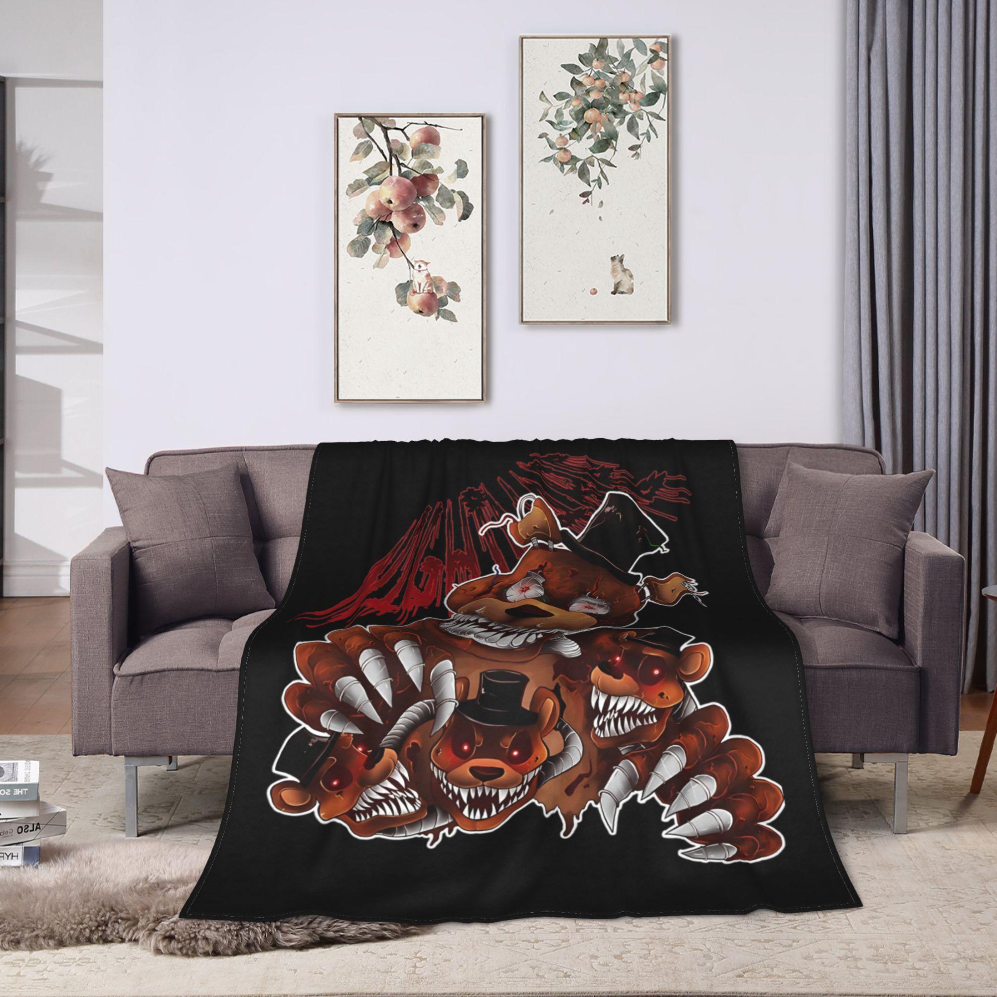 FNAF At Freddys Blankets Velvet Winter Portable Lightweight Thin Throw Blankets for Sofa Office Bedspreads 75x90cm
FNAF At Freddys Blankets Velvet Winter Portable Lightweight Thin Throw Blankets for Sofa Office Bedspreads 75x90cm
