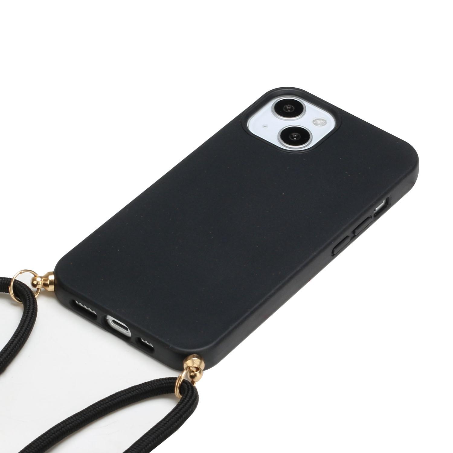 Phone Case for iPhone 14 Plus 6.7 inch,Wheat Straw+TPU Protective Smartphone Cover with Adjustable Lanyard Black
Phone Case for iPhone 14 Plus 6.7 inch,Wheat Straw+TPU Protective Smartphone Cover with Adjustable Lanyard Black