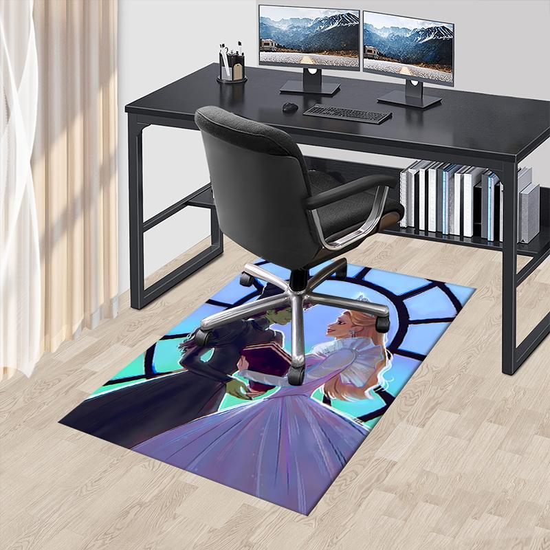 Wicked Queen Pattern Polyester Office Carpet Chair Mats, Home Decor Dormitory Floor Protector with Anti-Skid Backing, Large Area Coverage,Ch 60cm by 90cm
Wicked Queen Pattern Polyester Office Carpet Chair Mats, Home Decor Dormitory Floor Protector with Anti-Skid Backing, Large Area Coverage,Ch 60cm by 90cm