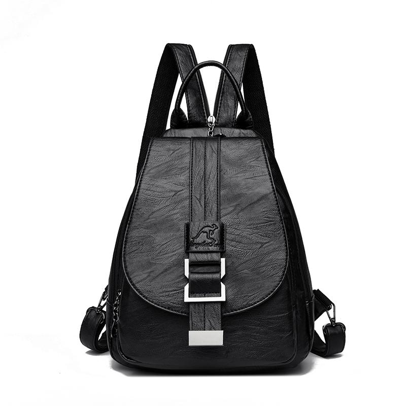 New Classical Fashion High Quality Soft Leather Travel Backpack Women Large Capacity Luxury Shoulder Bags School Bag Backpacks чёрный
New Classical Fashion High Quality Soft Leather Travel Backpack Women Large Capacity Luxury Shoulder Bags School Bag Backpacks чёрный