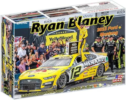 Сальвинос-младший. Модели Масштаба 1/24 Райан Блейни #12 Pennzoil Menards Ford Mustang NASCAR 2023 Победитель Yellawood 500 Пластиковый Сборный Набор PF2023RBT
Сальвинос-младший. Модели Масштаба 1/24 Райан Блейни #12 Pennzoil Menards Ford Mustang NASCAR 2023 Победитель Yellawood 500 Пластиковый Сборный Набор PF2023RBT