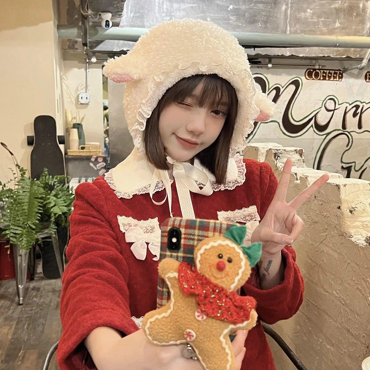 Пушистые костюмные шапки, рождественский подарок, теплая, мягкая, милая шляпа-ведро для косплея с ягненком, теплая зимняя шапка на открытом воздухе
Пушистые костюмные шапки, рождественский подарок, теплая, мягкая, милая шляпа-ведро для косплея с ягненком, теплая зимняя шапка на открытом воздухе