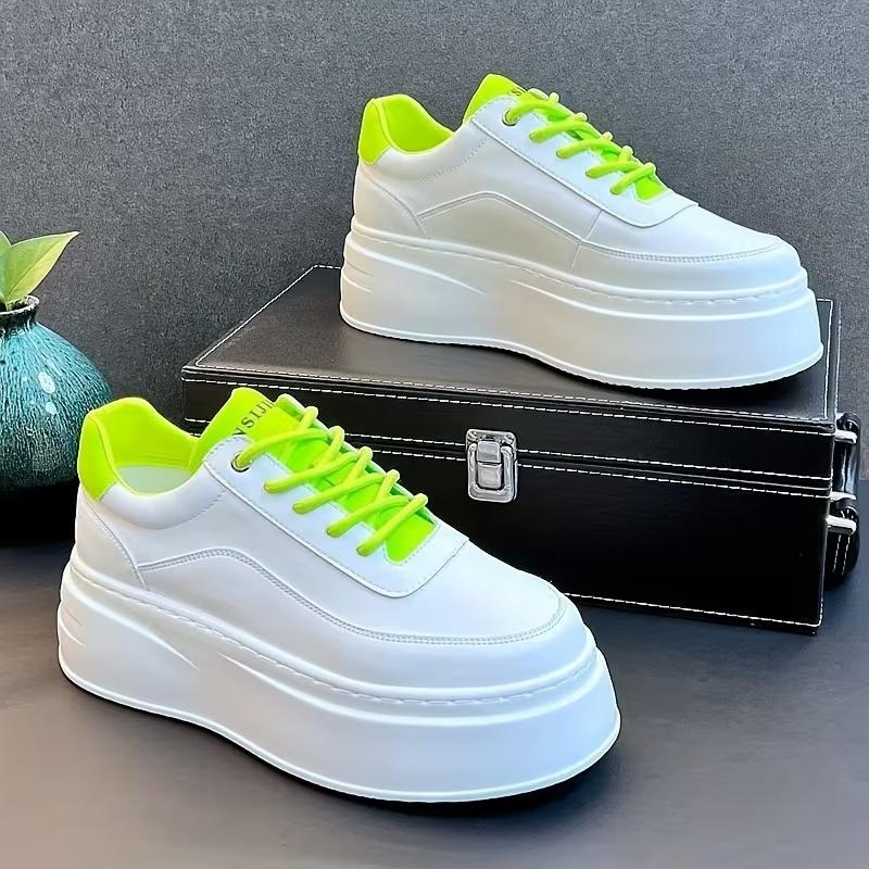 Men s Lightweight Thick Sole Casual Business Shoes, Daily Outdoor Leisure Footwear, PU Material, Color: White. green 39 світло-зелений колір
Men s Lightweight Thick Sole Casual Business Shoes, Daily Outdoor Leisure Footwear, PU Material, Color: White. green 39 світло-зелений колір