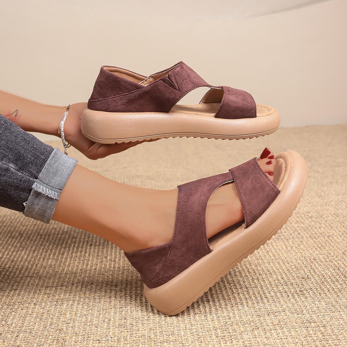 Summer new fashionable and comfortable retro versatile flat-soled soft-soled two wear non-slip women s sandals 42 коричневый
Summer new fashionable and comfortable retro versatile flat-soled soft-soled two wear non-slip women s sandals 42 коричневый