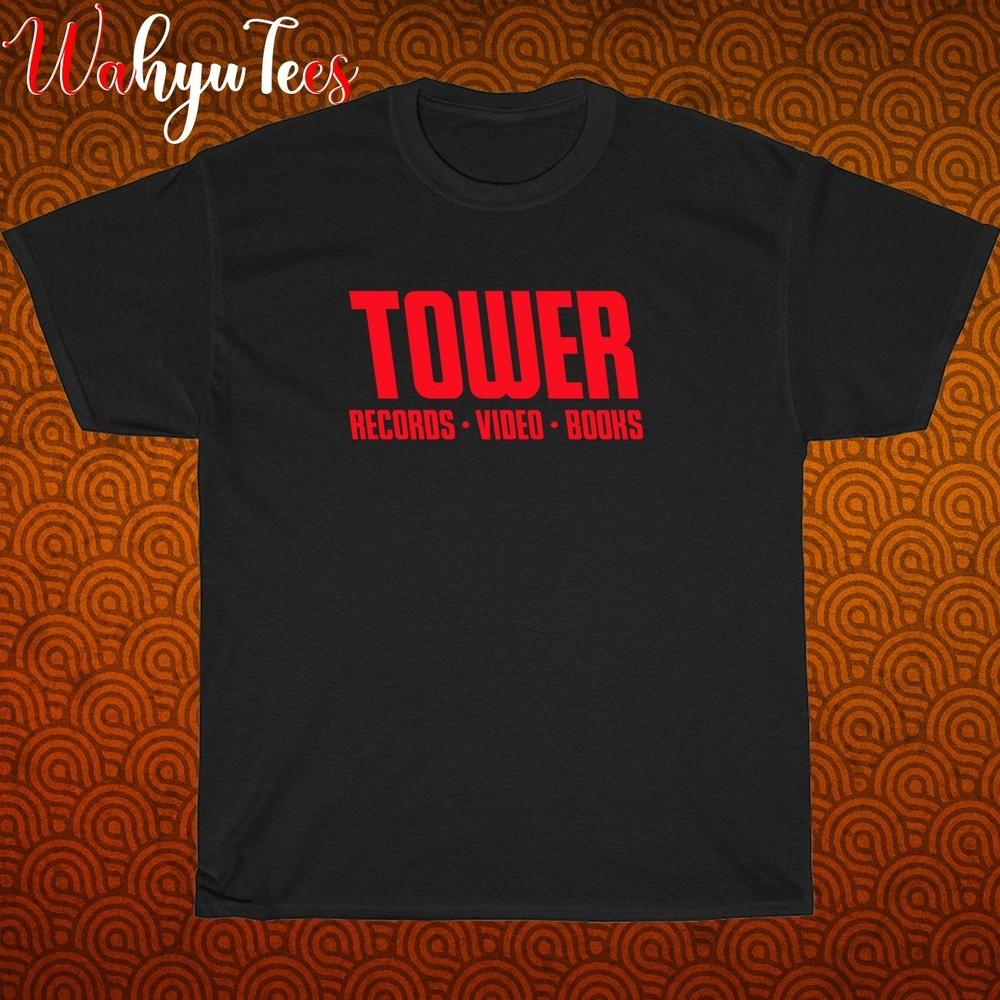 New! TOWER RECORD Design Logo Black Grey Navy White Size S-5XL Unisex T-Shirt 4XL
New! TOWER RECORD Design Logo Black Grey Navy White Size S-5XL Unisex T-Shirt 4XL