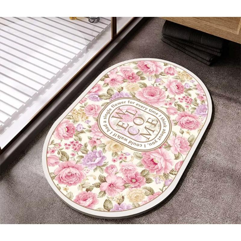 Diatom mud bathroom absorbent floor mat, bathroom entry door non-slip mat, household floor mat,quick-drying leave-in kitchen mat 40x60cm15.7x23.6in
Diatom mud bathroom absorbent floor mat, bathroom entry door non-slip mat, household floor mat,quick-drying leave-in kitchen mat 40x60cm15.7x23.6in