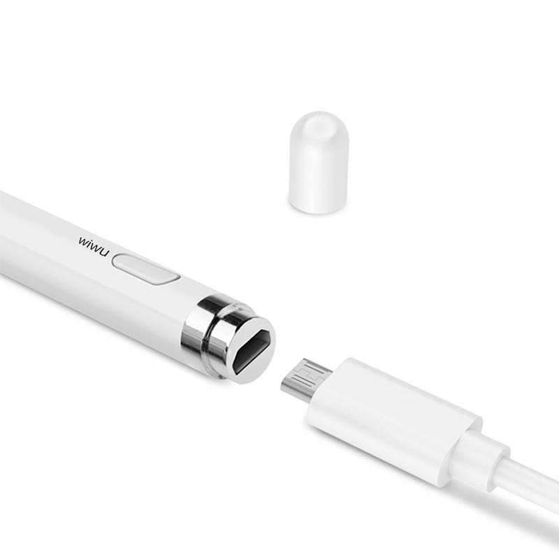 WIWU P339 Stylus Pen Pressure Sensing Capacitive Pen Rechargeable Digital Stylish Pen Pencil for iOS and Android Devices Touch Screen A
WIWU P339 Stylus Pen Pressure Sensing Capacitive Pen Rechargeable Digital Stylish Pen Pencil for iOS and Android Devices Touch Screen A