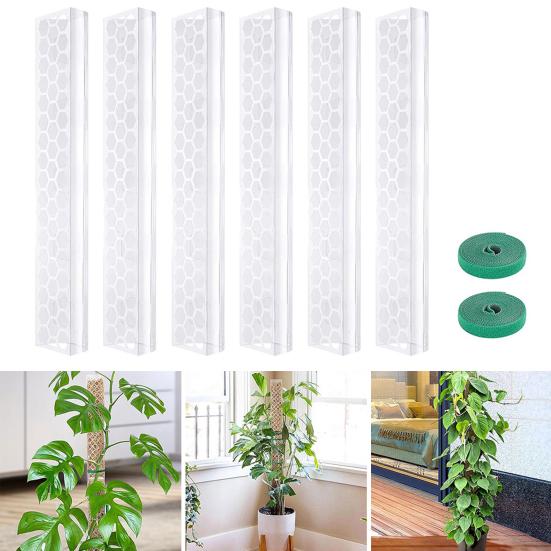 Yousheng 6Pcs Plastic Moss Pole Train Plants to Grow Upward Plant Stakes Indoor Plant Support Poles for Monstera Climbing Plants 6pcs
Yousheng 6Pcs Plastic Moss Pole Train Plants to Grow Upward Plant Stakes Indoor Plant Support Poles for Monstera Climbing Plants 6pcs