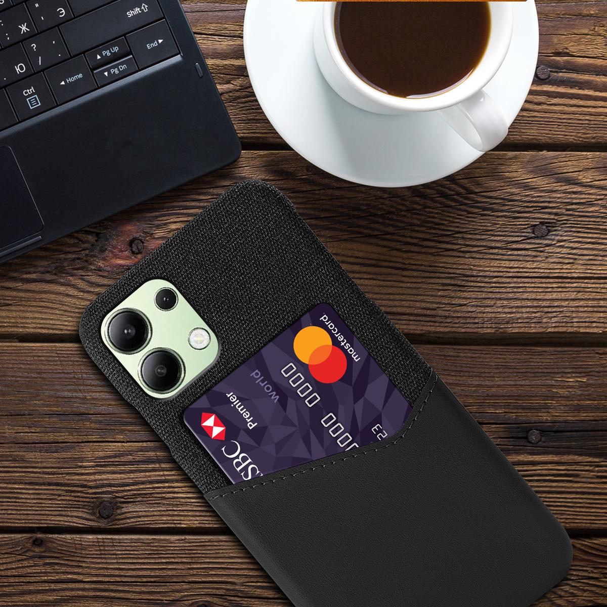 For Xiaomi Redmi Note 13 4G Phone Case PU Leather+PC Cover with Card Holder Slot Black
For Xiaomi Redmi Note 13 4G Phone Case PU Leather+PC Cover with Card Holder Slot Black