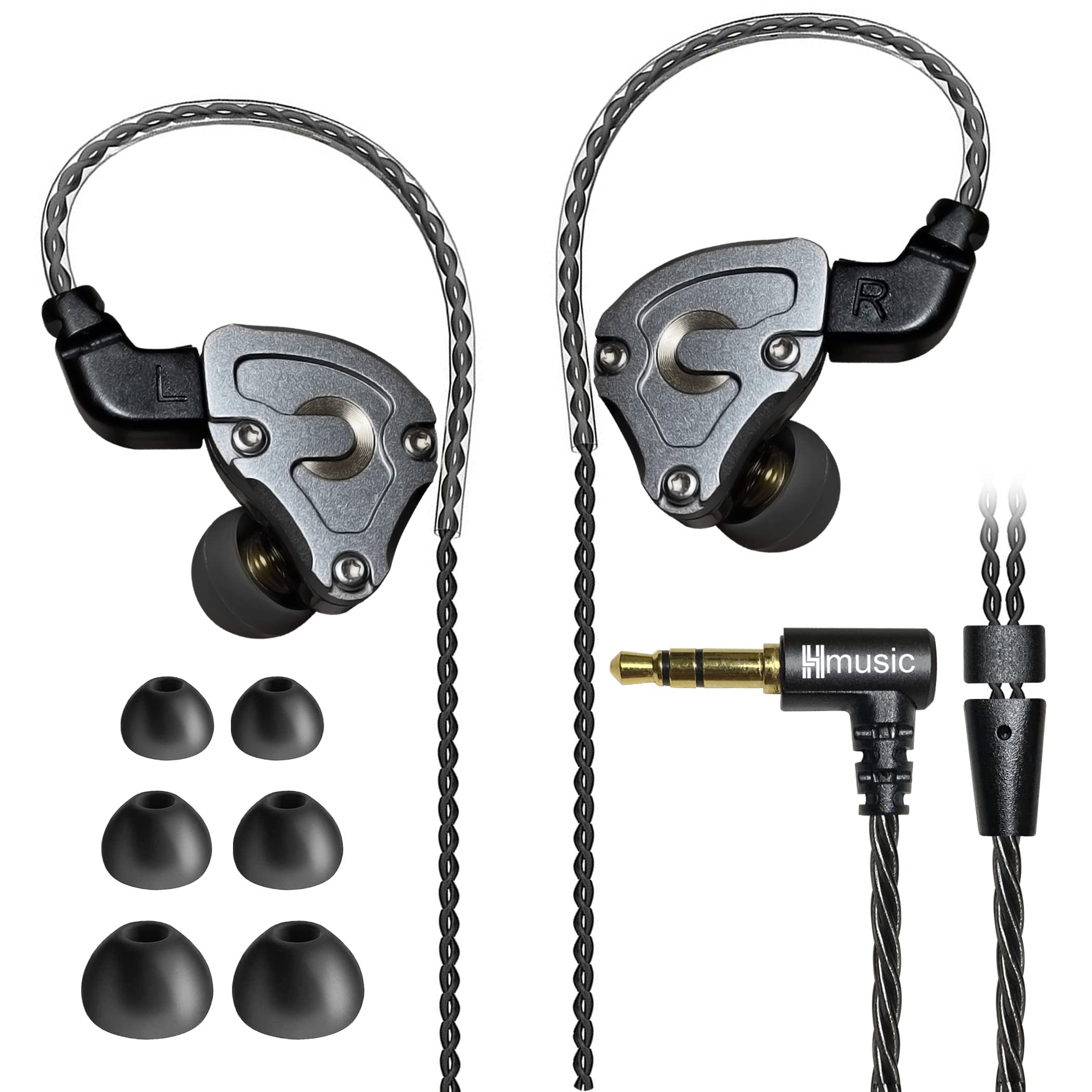 Наушники Hmusic IEM Проводные стереонаушники HiFi Гибридные наушники-драйверы Lossless Проводные наушники с шумоизоляцией 2-контактный съемный кабель в комплекте
Наушники Hmusic IEM Проводные стереонаушники HiFi Гибридные наушники-драйверы Lossless Проводные наушники с шумоизоляцией 2-контактный съемный кабель в комплекте