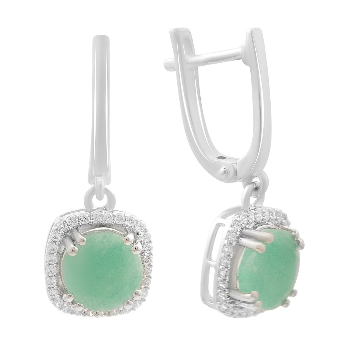 Silver earrings with natural emerald 4.278ct (2194132) смарагдовий
Silver earrings with natural emerald 4.278ct (2194132) смарагдовий