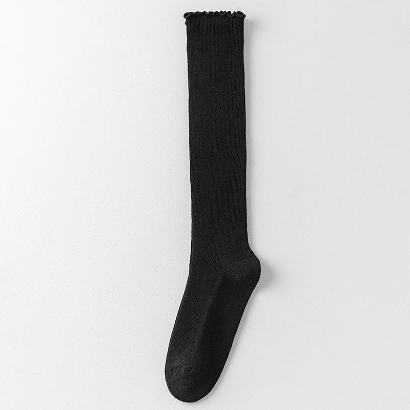 Ruffled Cotton Calf Socks for Autumn/Winter - Double Needle Boot Style, JK Fashion One Size
Ruffled Cotton Calf Socks for Autumn/Winter - Double Needle Boot Style, JK Fashion One Size