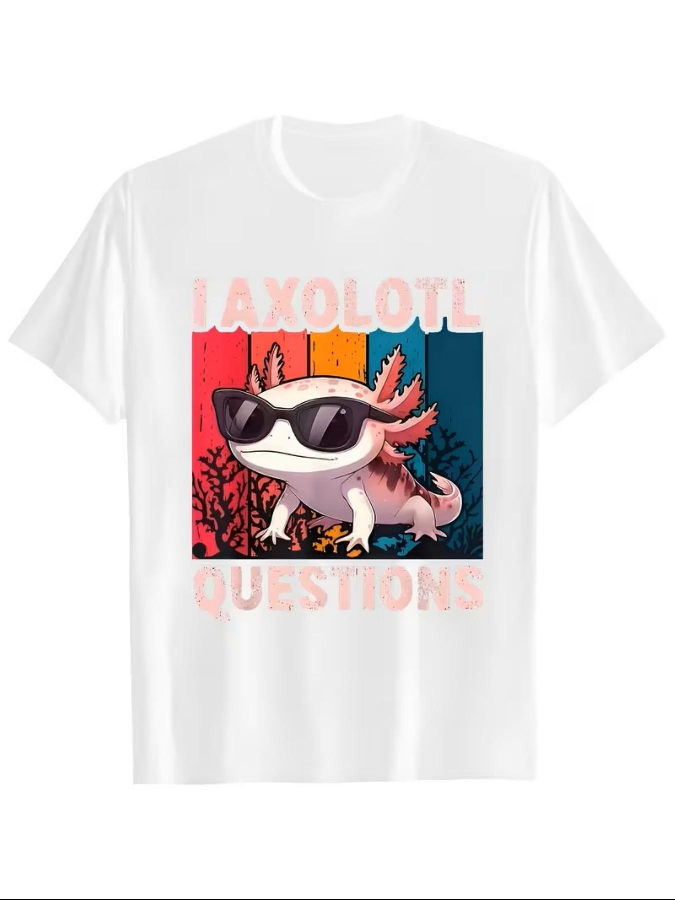 I AXOLOTL QUESTIONGS Unisex and Women T shirt 2026 New Summer Short Sleeve Top Cute Style kidS casual SPORTS Tops 4XL
I AXOLOTL QUESTIONGS Unisex and Women T shirt 2026 New Summer Short Sleeve Top Cute Style kidS casual SPORTS Tops 4XL