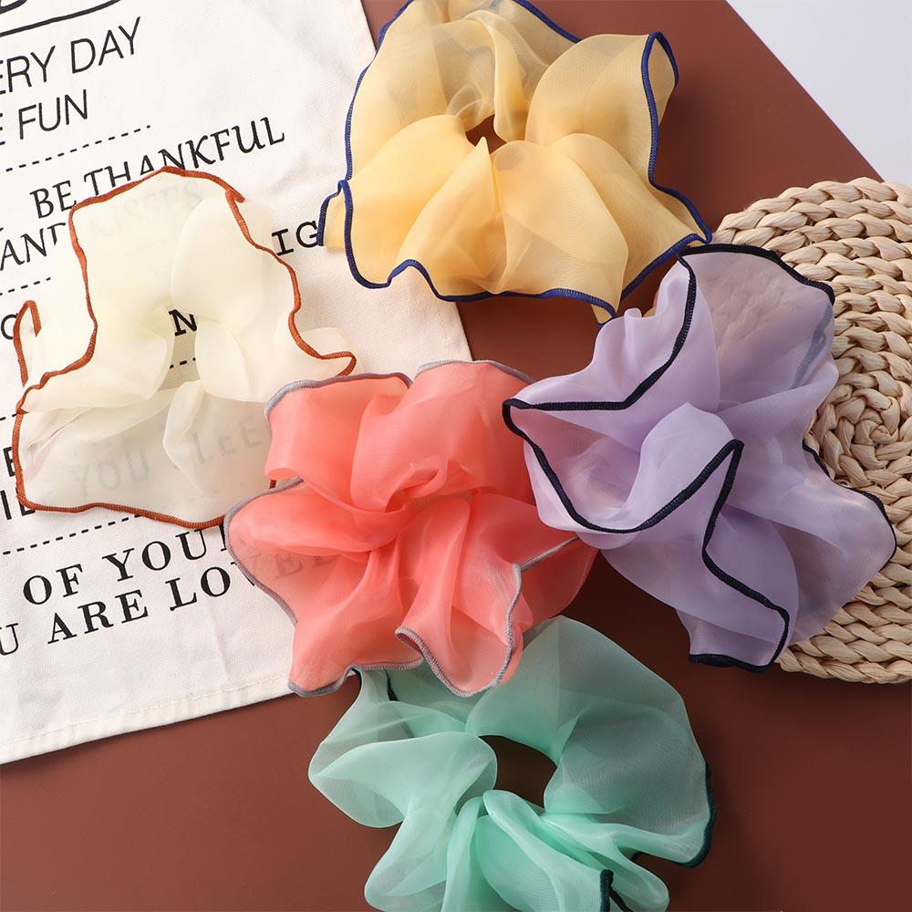 Contrast Color Mesh Girls Korean Elastic Hair Bands Hair Scrunchies Hair Rope Hair Accessories
Contrast Color Mesh Girls Korean Elastic Hair Bands Hair Scrunchies Hair Rope Hair Accessories