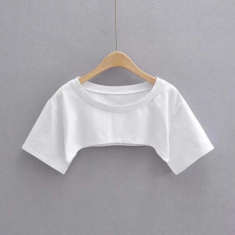 Women s Ultra Cropped Short Sleeve T-Shirt, Loose Solid Color Crop Top One Size
Women s Ultra Cropped Short Sleeve T-Shirt, Loose Solid Color Crop Top One Size