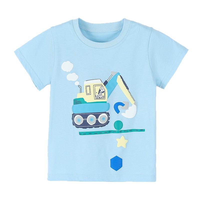 Printed boys short-sleeved T-shirt, small to medium sizes, children s tops, children s T-shirts with cartoon prints 90cm(2-3Y) светло-синий
Printed boys short-sleeved T-shirt, small to medium sizes, children s tops, children s T-shirts with cartoon prints 90cm(2-3Y) светло-синий